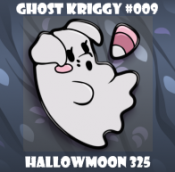 Ghost Kriggy Pin