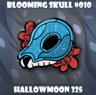 Blooming Skull Pin