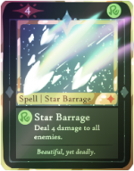 Star Barrage Comet Card