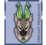 Natural Verdant Prismhawk Roamkin Card