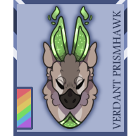 Verdant Prismhawk Spectrum Card